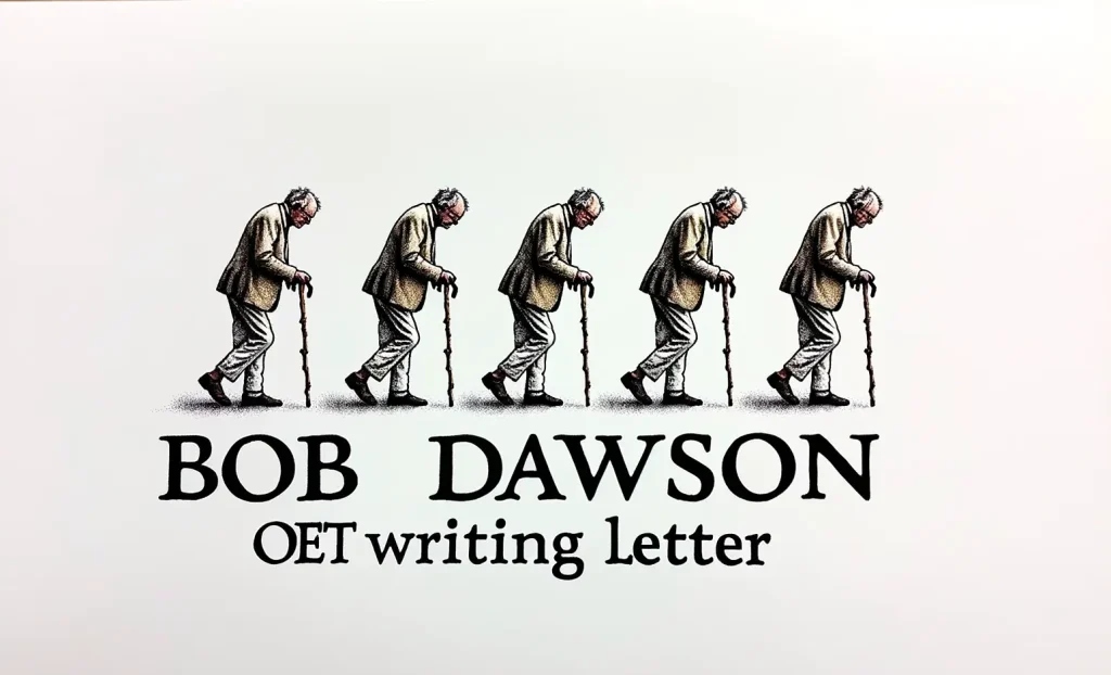 OET Writing letter bob dawson